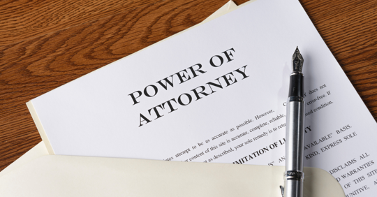 power of attorney paperwork