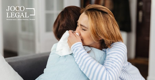 family members crying